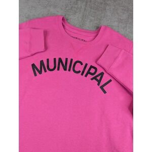 Municipal Sport Utility Gear Sweater Mens XXL Magenta Origin Pullover Sweatshirt